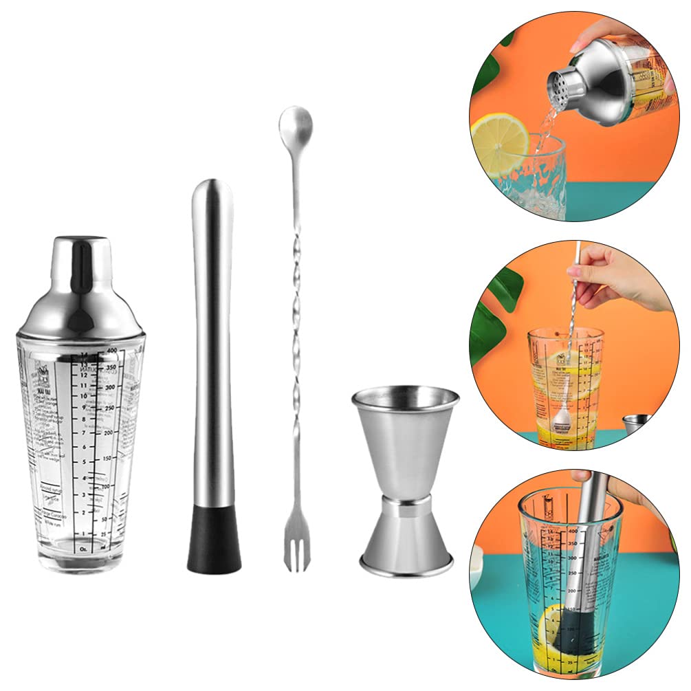 Cabilock 1set Utensili Per Cocktail Acciaio Inossidabile Accessori Per Cocktail Professionali Design Elegante e Stabile Facile Da Tenere e Utilizzare Ottimo Per Aperitivi e Feste