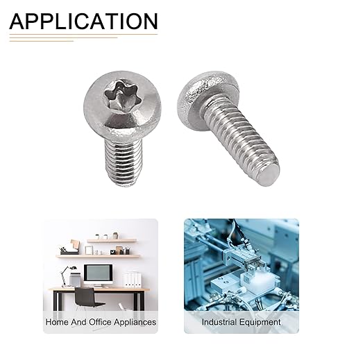Miniatura 4 de Tornillos Torx de cabeza plana M2x6mm (DXL), paquete de 20, buenos para maquinaria, sujetadores de seguridad Torx de acero inoxidable 304 a prueba