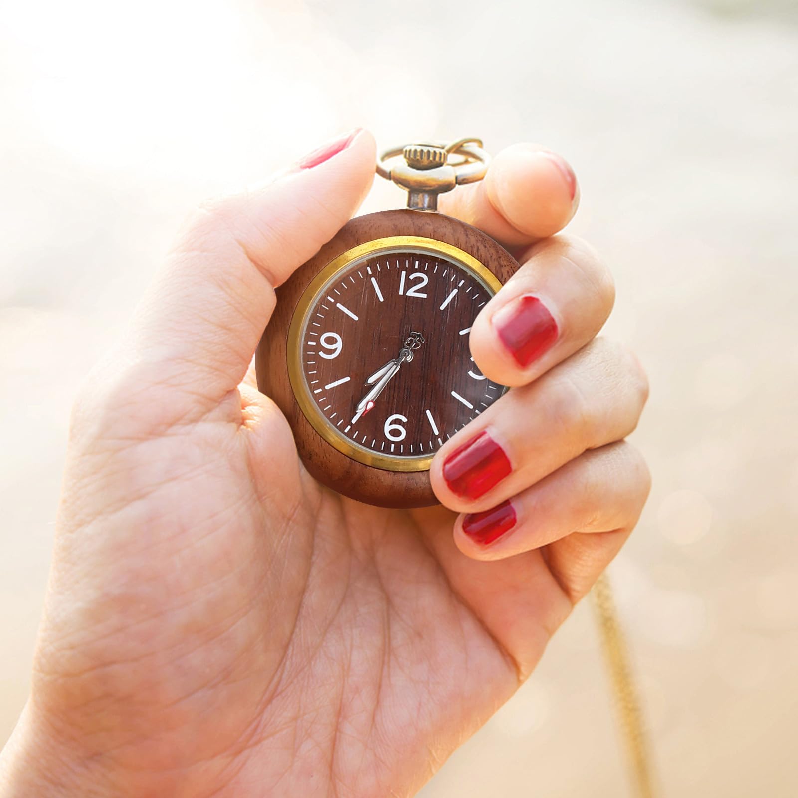 Baluue Reloj de Bolsillo Diseño Retro Vintage y Esfera de Aleación y Varios Estilos Movimiento de Cuarzo Adecuado para Uso Diario y Coleccionistas Varios Estilos