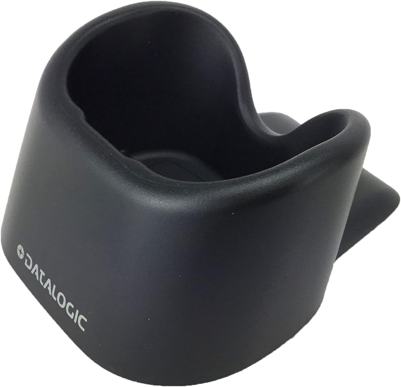 Datalogic Gryphon GD4590-HD scanner in its holder, side view