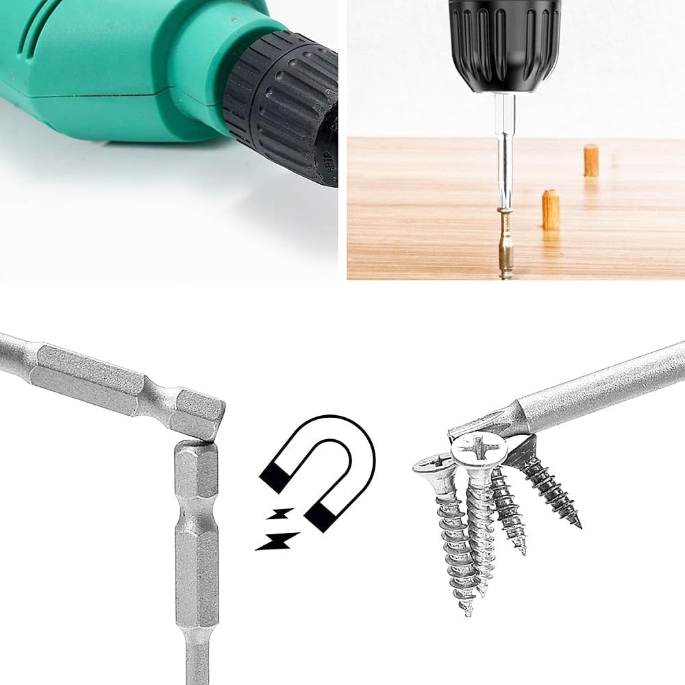 12PCS 75mm Torx Security Head Screwdriver Drill Set 1/4 Inch Hex Shank T6 T7 T8 T9 T10 T15 T20 T25 T27 T30 T40 with Non-Slip Screwdriver Bit Handle