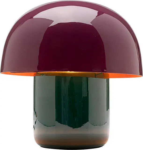 Kare Design Mushroom Lampe Tischleuchte Shiny Duo Saturday Grün-Lila 20x20x20 cm