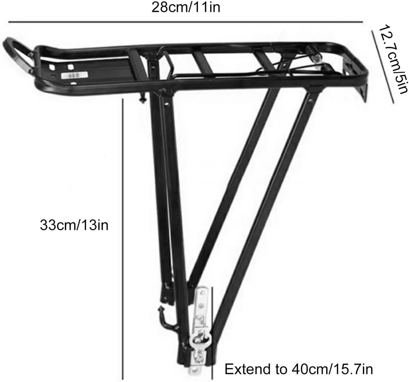 Bike Cargo Racks Bicycle Rear Carrier Road Bikes Luggage Rack Shelf Cycling Pannier Bracket