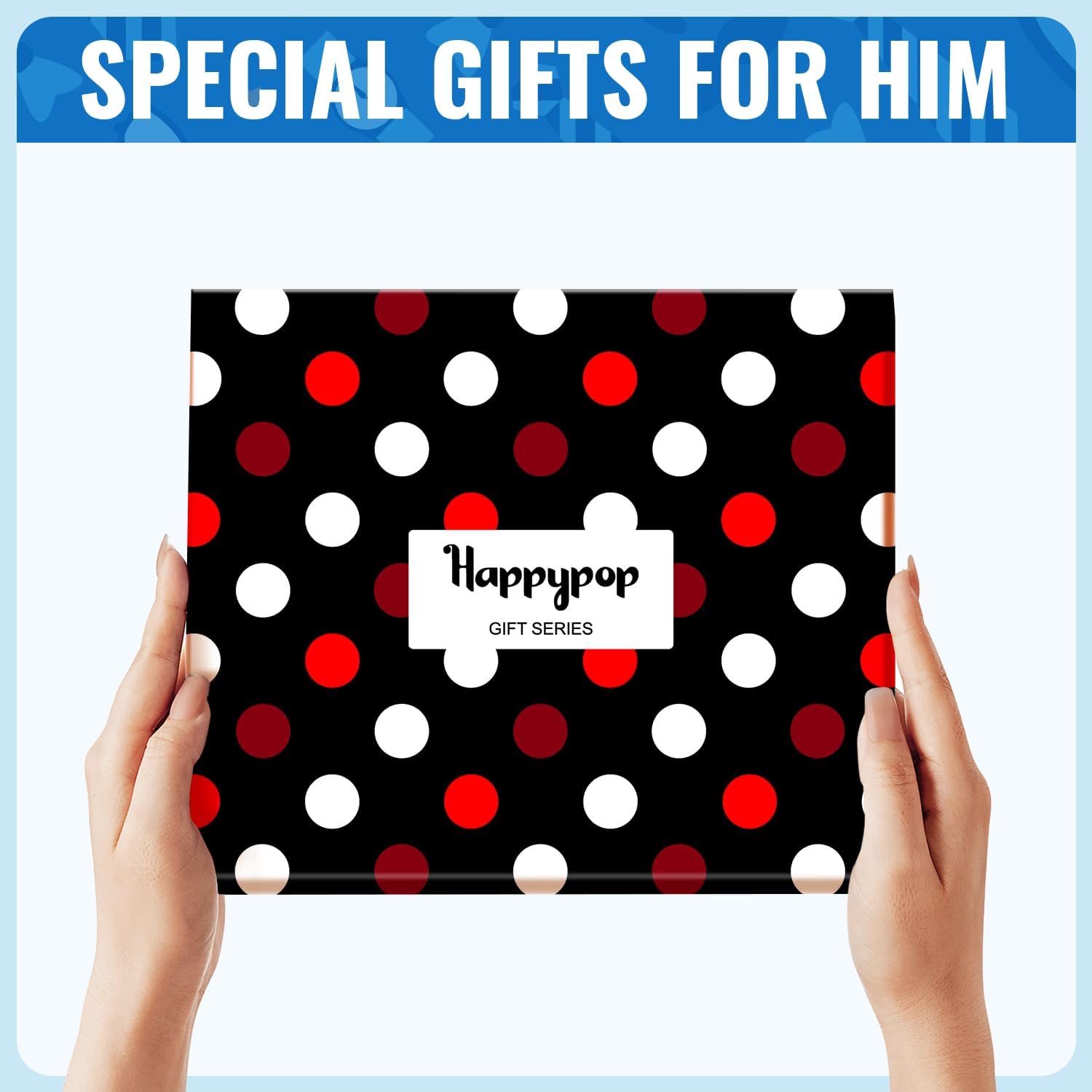 HAPPYPOP Family Gifts for Him - Gifts for Son Godfather Husband Dad, Novelty Socks for Men - Image 6