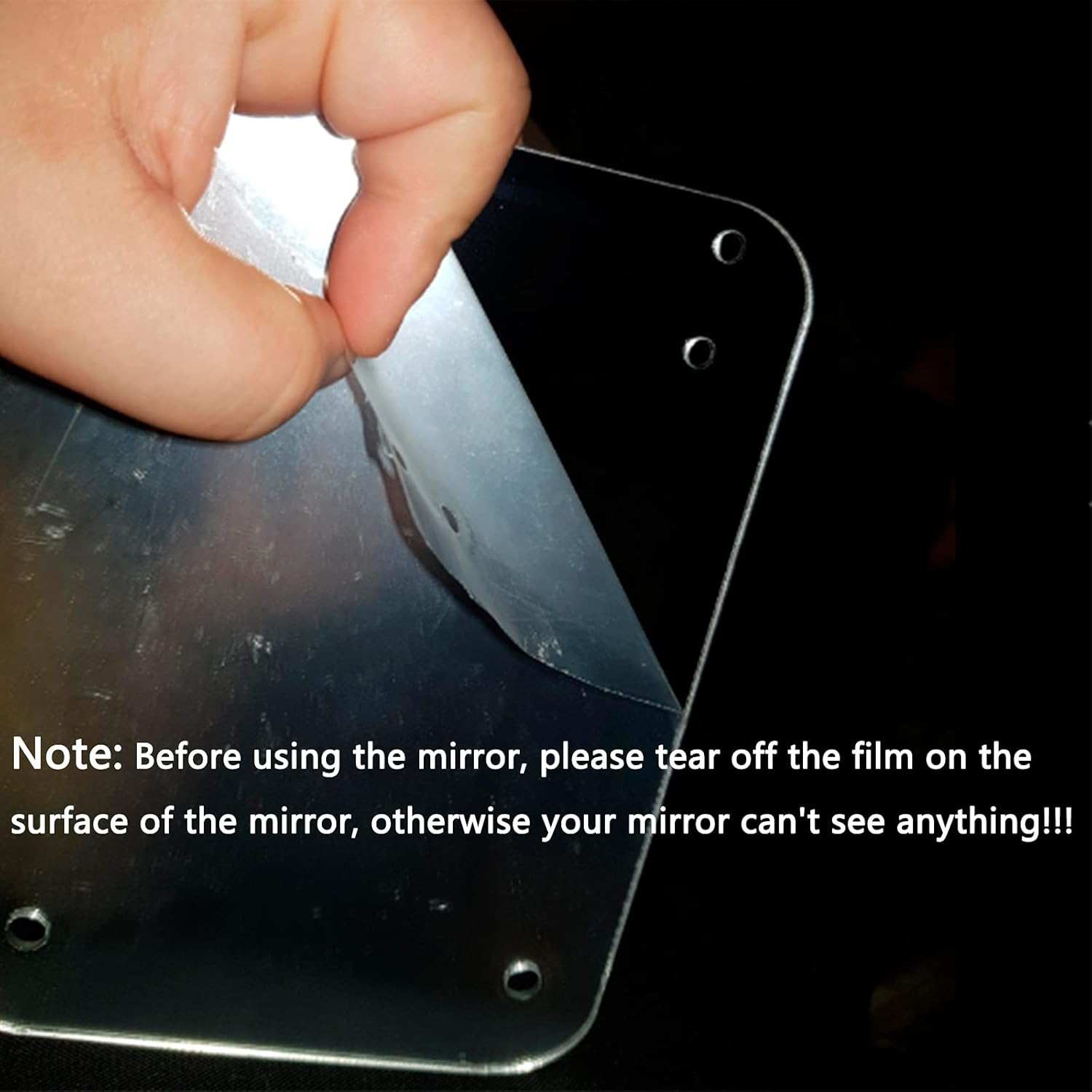 Nicoone Bird Mirror Toy With Rope,Perch Large Mirror Stand Toy,Budgie