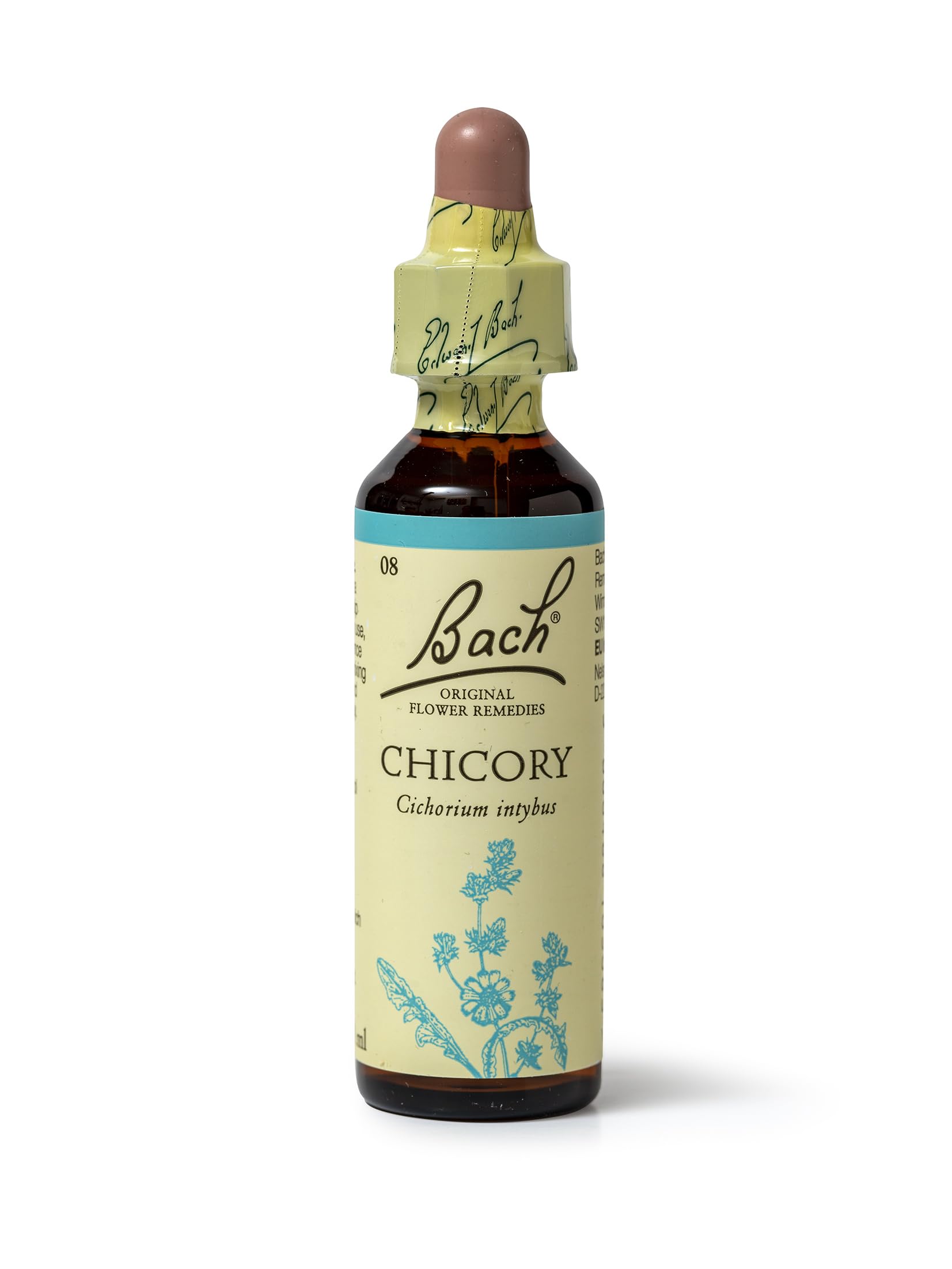 Bach Original Flower Remedies (Chicory) Live & Let Live, Love Unconditionally, Emotional Wellness, Natural Flower Essence, 20ml