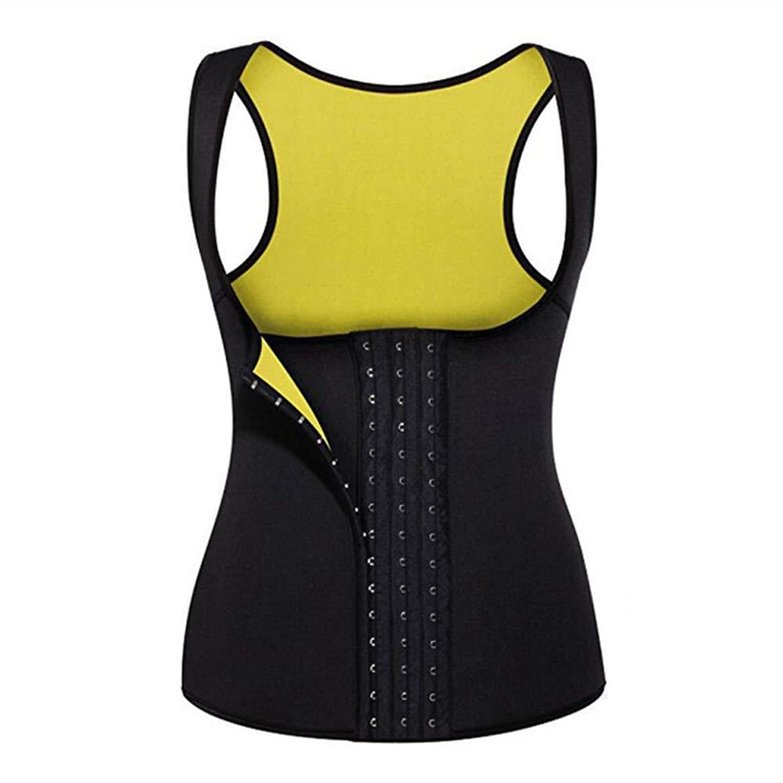 Dames Taille Trainer Vest Premium Afslanken Shapewear for Gewichtsverlies, Neopreen Sauna Workout Tank Top Body Shaper Shirt (Color : B, Size : XXL