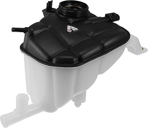 X AUTOHAUX Tanque de depósito de radiador de refrigerante 1645000049 Botella de expansión de desbordamiento de refrigerante con sensor para
