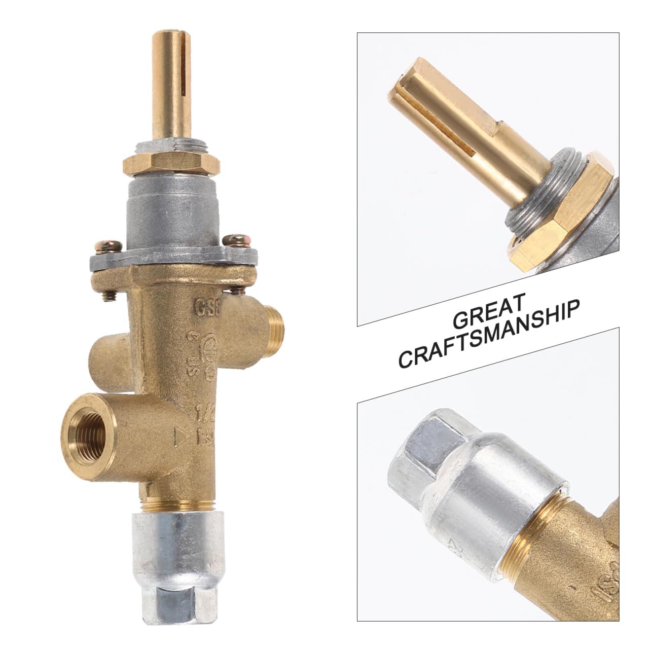 SOIMISS Kit de Remplacement Thermocouple et Sécurité Inclinaison pour Parasol Chauffant Extérieur Accessoire Réparation Gaz avec Compatible Valve