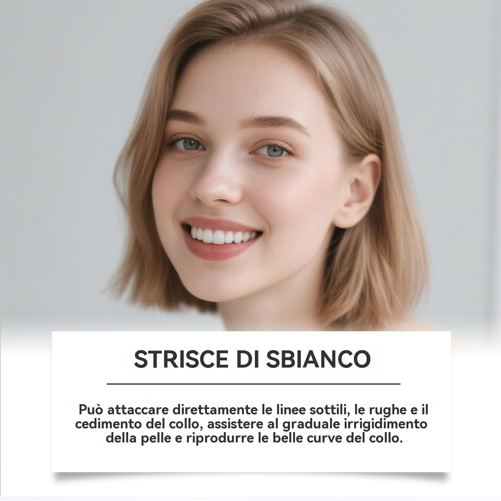 Strisce Sbiancanti Denti - Whitening Strips Senza Perossido per Denti Sensibili, Risultati in 7 Giorni, Sbiancamento Professionale a Casa, Rimuove Macchie Caffè/Vino/Fumo, Sicure per lo Smalt (42pcs)