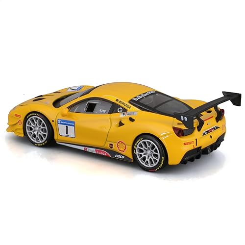 Miniatura 3 de Bburago B18-36306 43 Ferrari Racing 488 Challenge, Amarillo #1