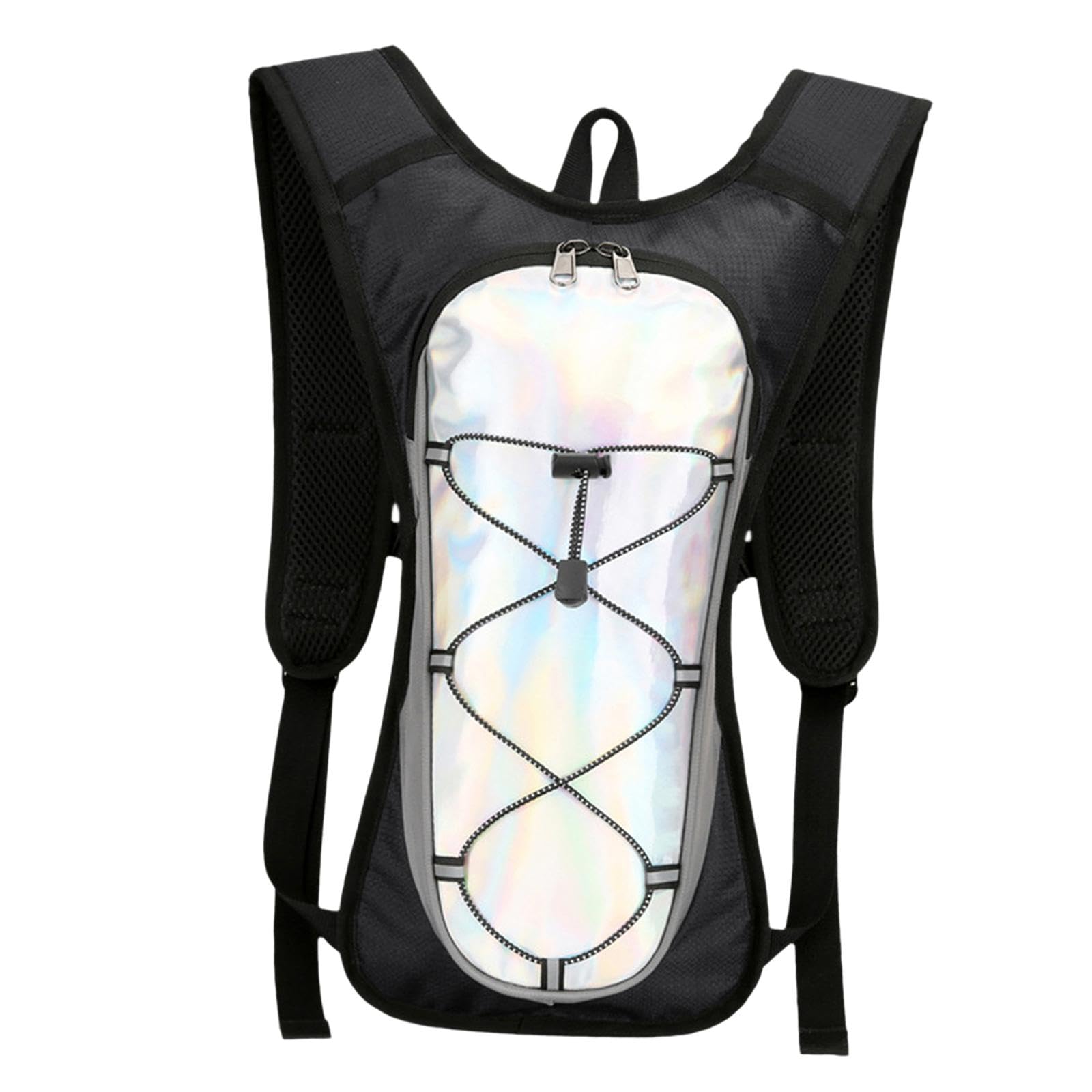 Hydration Backpack Nylon Men Women Hydration Pack for Biking Hiking Climbing Black | 1 Hydration Pack | Material ~ Nylon | Color ~ Black-image-1