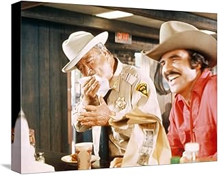 ART.COM Stretched Canvas Print Smokey And The Bandit, Jackie Gleason, Burt Reynolds, 1977, 16" x 12"