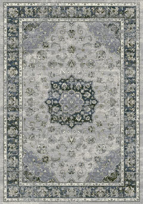 The Good Rug CompanyDa Vinci Traditional Rugs 57559-9686 Blue & Grey 0.8m x 1.5m (2'6 x 5' approx)