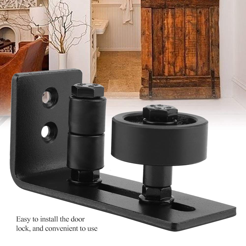 Guide de Porte Coulissante Rail de Guidage Sol pour Porte Coulissante Roulette Localisateur pour Portes de Granges, 8 Méthodes D'installation Différentes