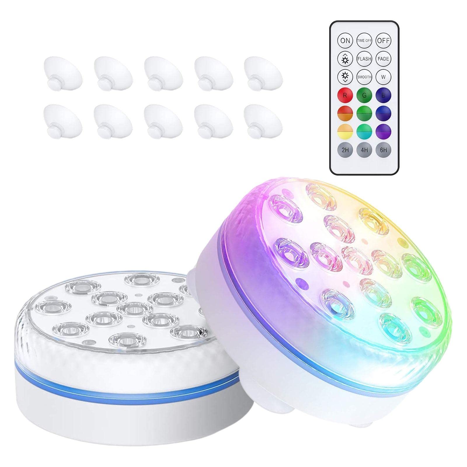 Submersible LED Pool Lights for above Ground Pools for Pool Aquarium Pond 7cm|Pool & Spa Lights|Home & Garden-image-12
