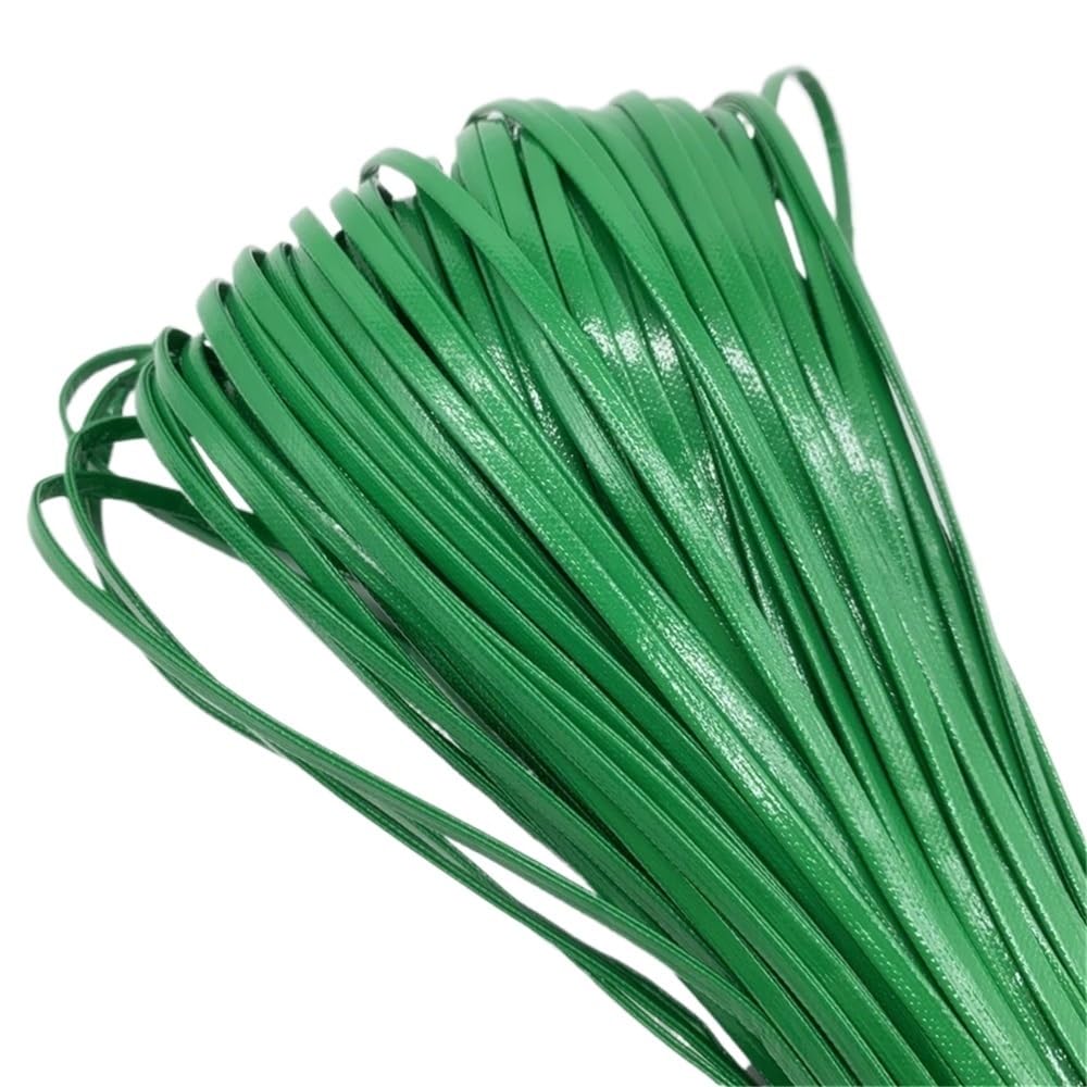 Decor Craft String 5yards Flat Leather String Decoration Rope, PU Imitation Cord for Jewelry Making 1piece