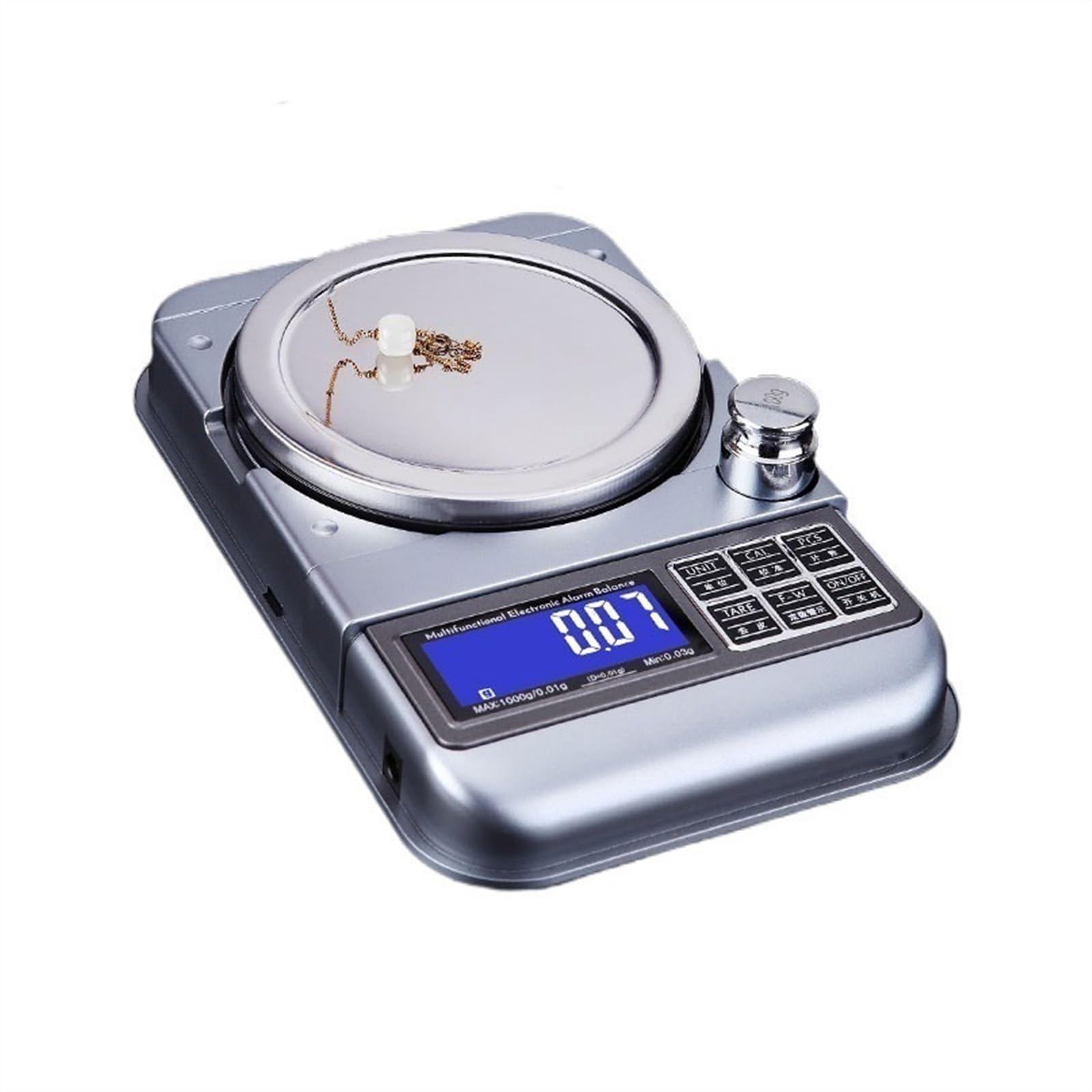 Báscula de cocina y alimentos Balanza electrónica cuantitativa de alta precisión de 0,01g, balanza electrónica de joyería comercial for el hogar, balanza electrónica for té, balanza pequeña de gramos