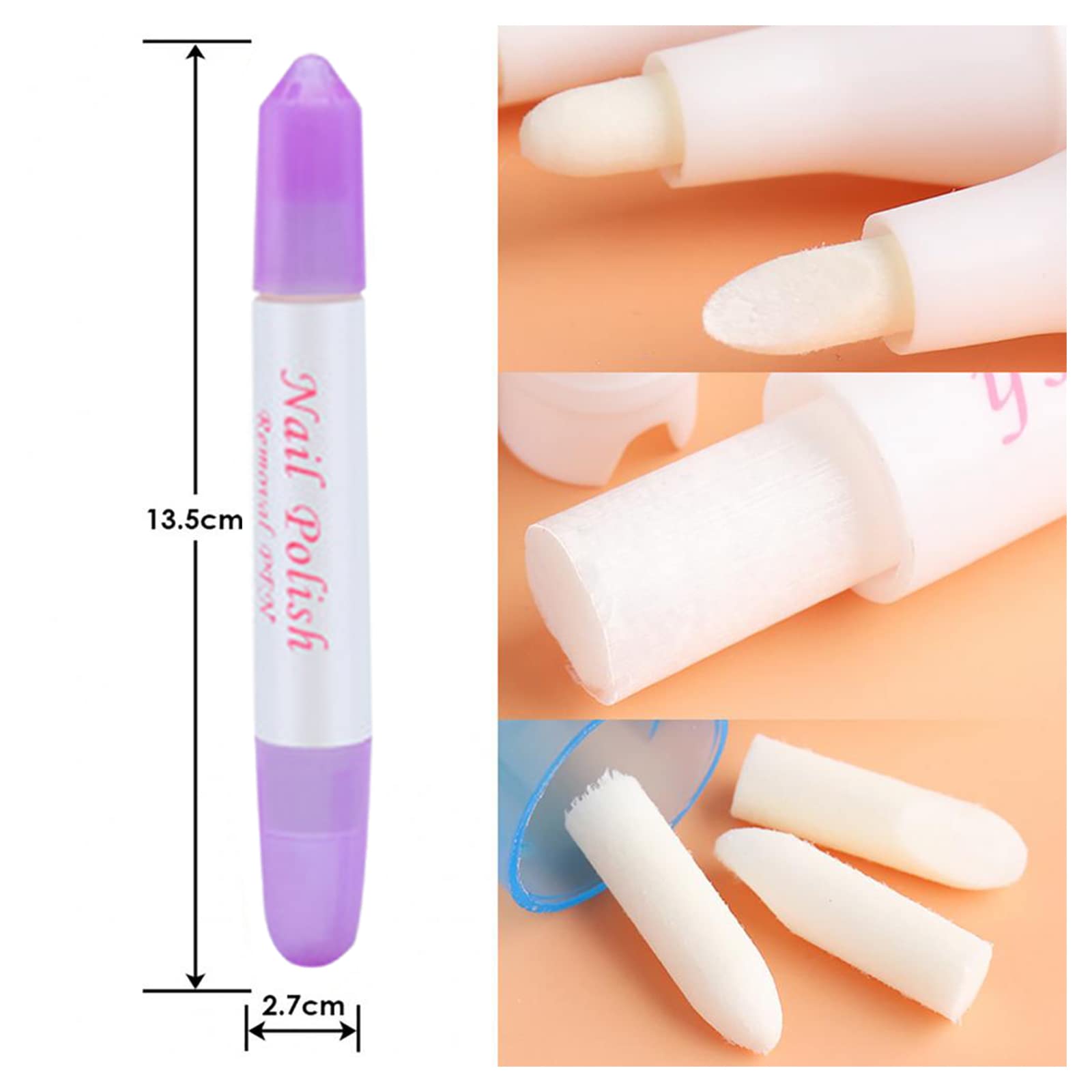 Pcs Nail Polish Corrector Remover Dual Tipped Nail Art