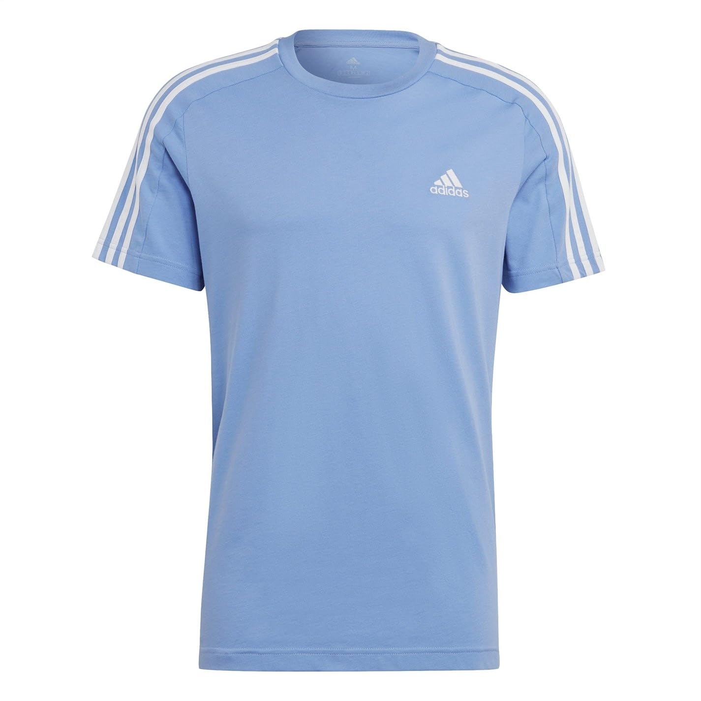 adidas Essentials Single Jersey 3-Stripes tee Camiseta de Manga Corta Hombre (Pack de 1) — view 50