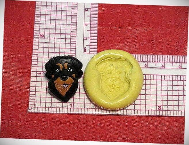 Moldes de chocolate Rottweiler para perros molde de silicona 523 para magdalenas caramelo resina arcilla caramelo galletas caramelos silicona moldes