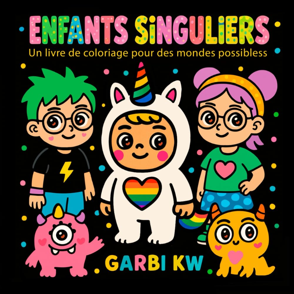 ENFANTS SINGULIERS: Un livre de coloriage pour des mondes possibles
