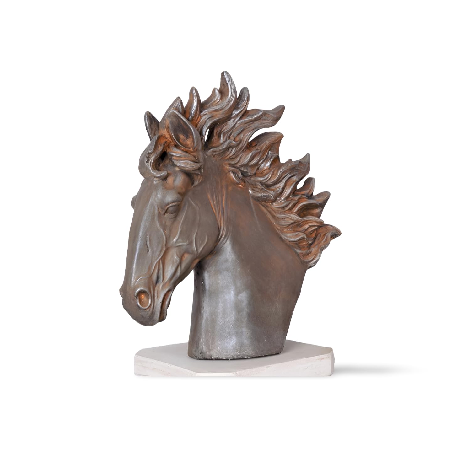 Unbekannt Horse's Head Garden Sculpture Horse Bust Palazzo Exclusive