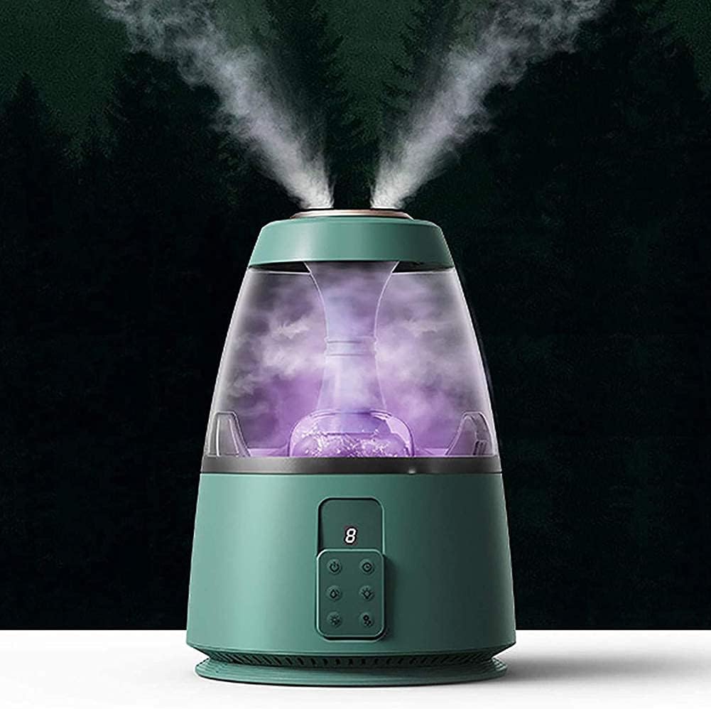 SHKUU Purificador Iones Negativos Aire, Limpiador purificador Aire ionizador para Oficina, hogar, Dormitorio, Coche, purificadores portátiles para partículas Polen Humo Polvo, purificador Aire