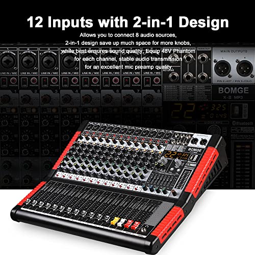 Interface numérique 12 canaux avec Bluetooth et alimentation 48V Phantom Power Stereo - 5