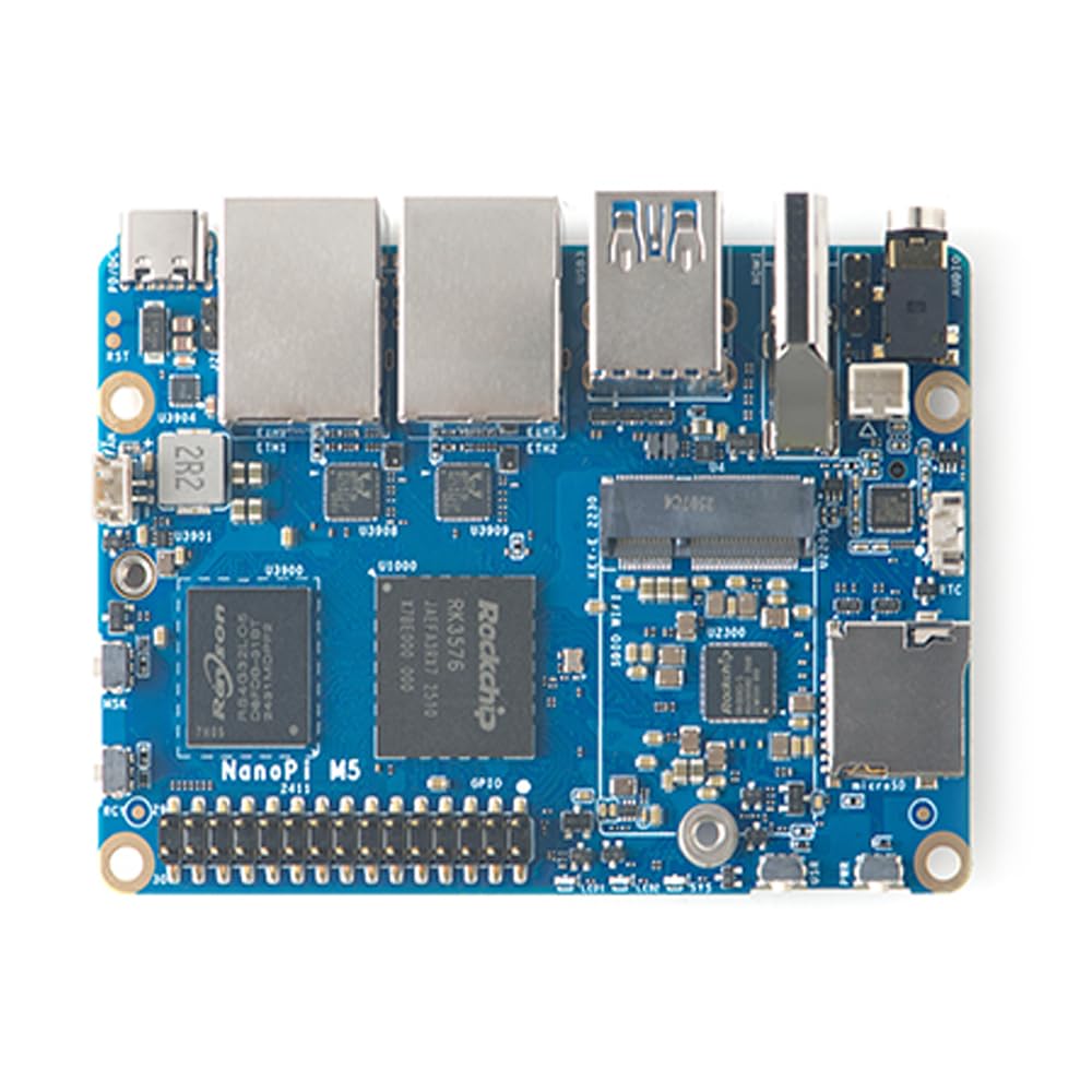 NanoPi M5 Rockchip RK3576 SoC Dual Gbps Ethernet Port (8 GB