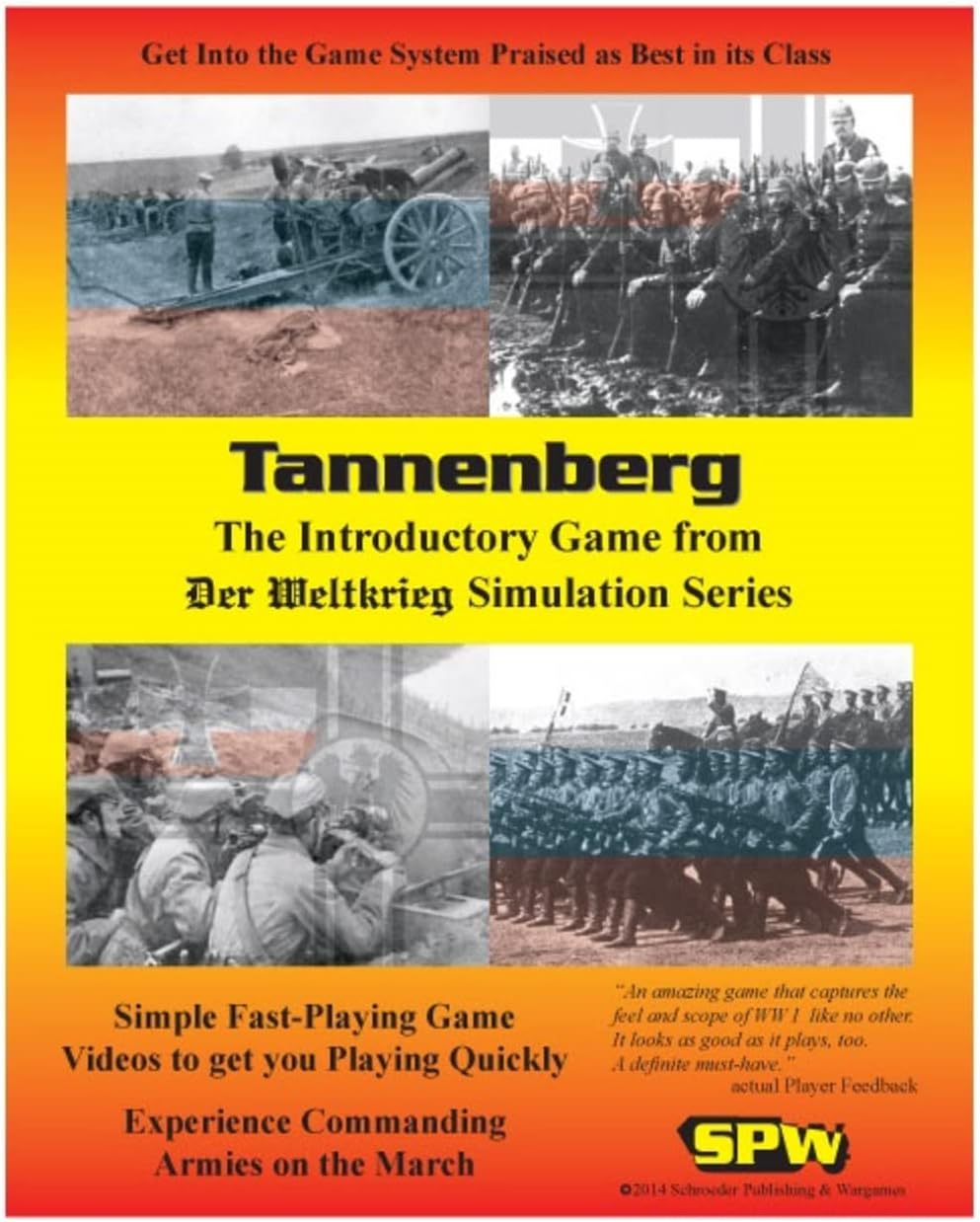 SPW: Tannenberg, the Introductory Game to the Der Weltkriege Simulation Game Series, 2nd Edition