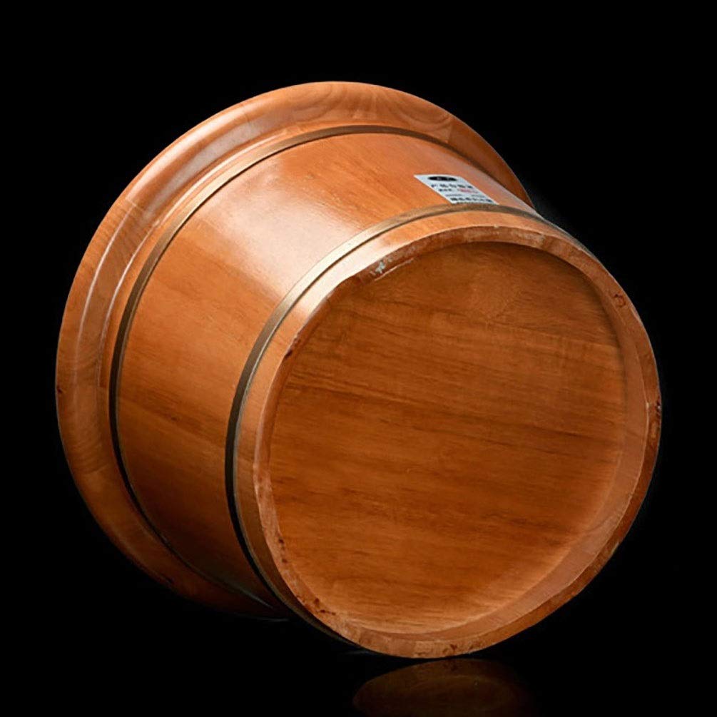 Wood Foot Bath Bucket Foot Tub for Soaking Feet, Wood Bucket for Pedicure, Foot Basin for Adults, Foot Soak Bucket, Foot Bath Spa Tub Super Easy to Use Full Moon Selfless Dedicat