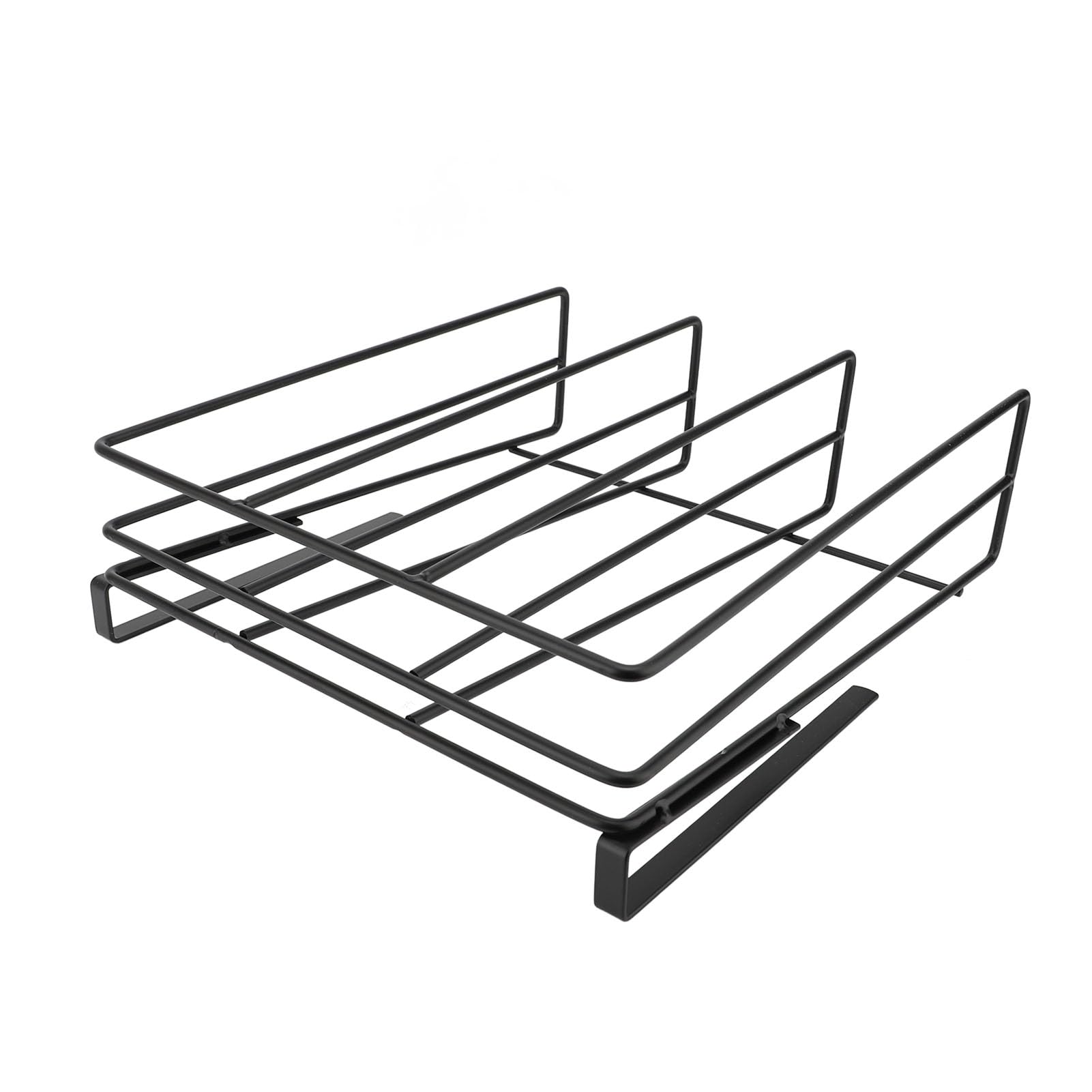Organizador colgante de acero al carbono para tapas de ollas y tablas, estante de cocina