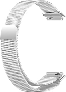 [QATUEBV] バンド7用交換用メタルストラップ ステンレススチールブレスレット スマートウォッチアクセサリー