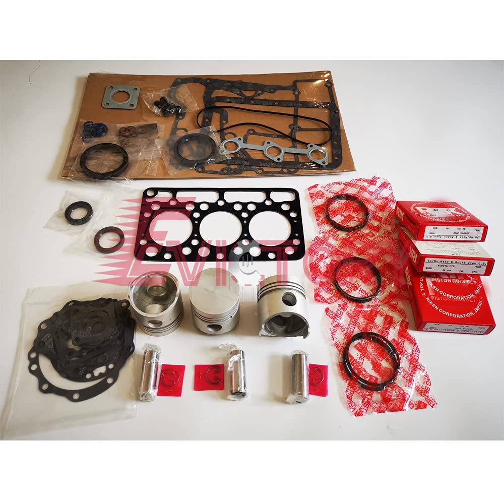 Kit de reconstrucción Kubota D850 para corregir humo y falta de fuerza 4