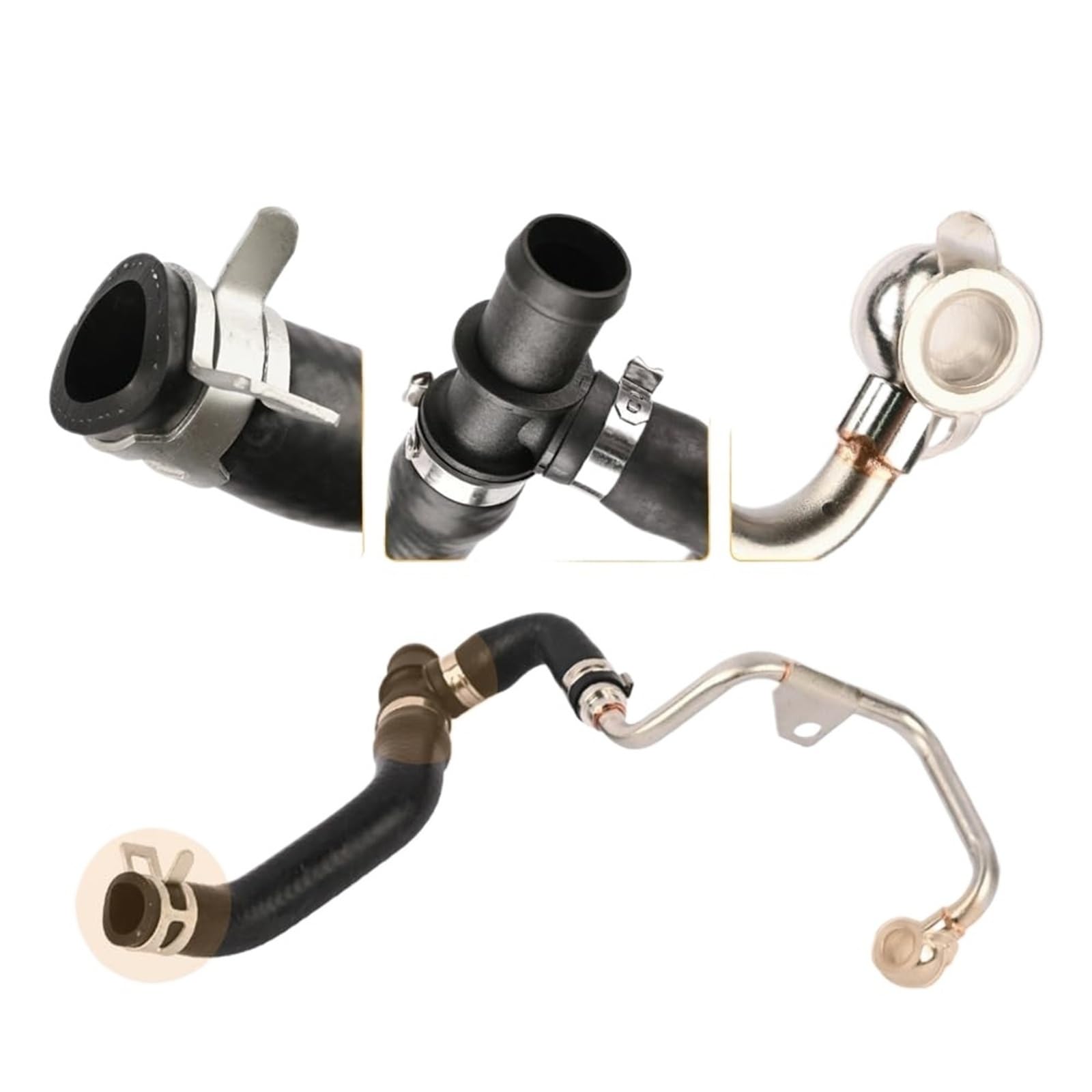 Abrazaderas de manguera Línea de retorno del tubo refrigeración 11539845352 para BMW, Mini, para Cooper R55, R56, R57, R58, R59, R60 y R61 Piezas de repuesto