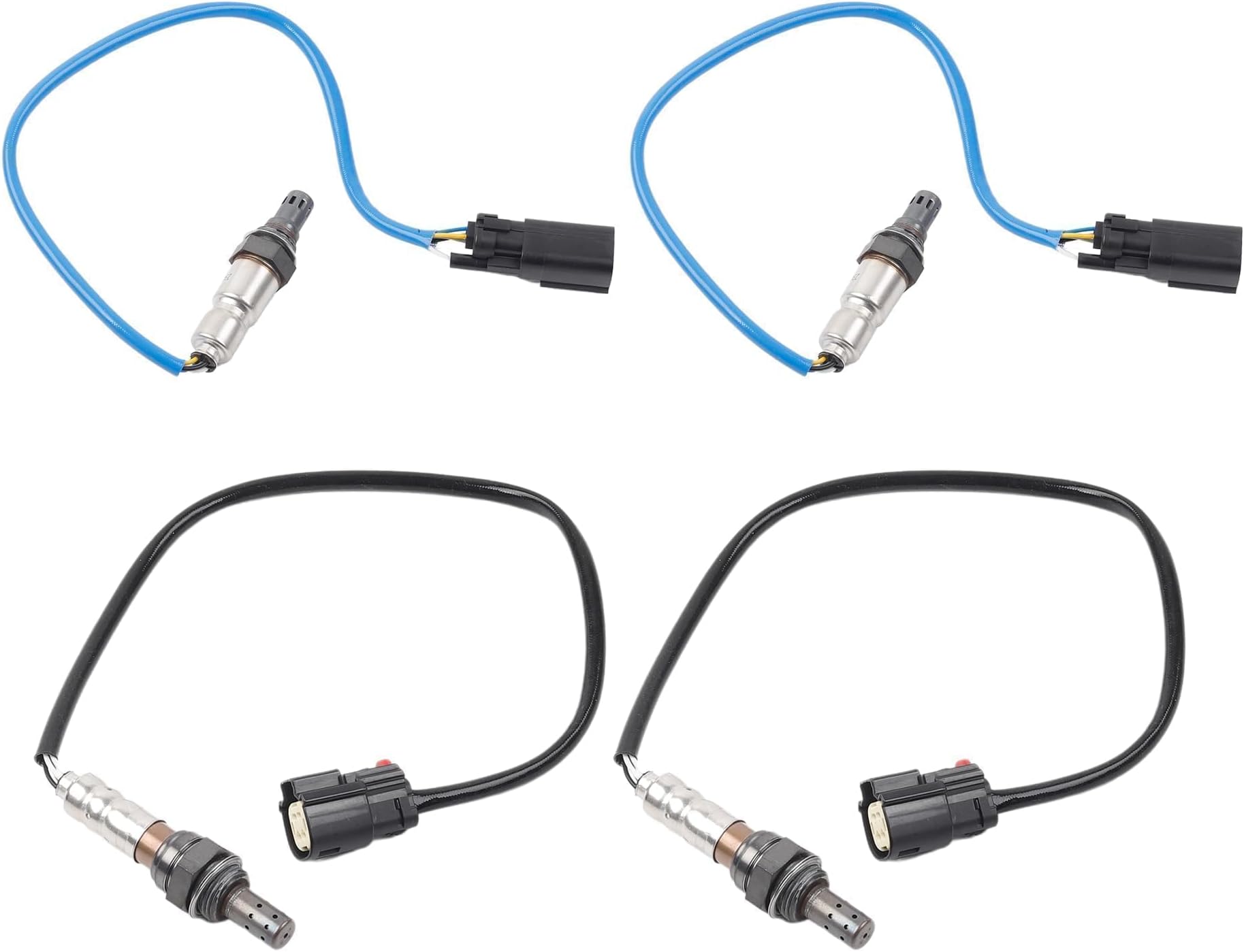 234-5038 234-4490 O2 Oxygen Sensor 4PCS Compatible with Ford F150 F-150 3.7L Explorer Mustang Edge Fusion 3.5L Escape Flex Taurus MKZ MKX MKT MKS 2010-2016 Upstream & Downstream