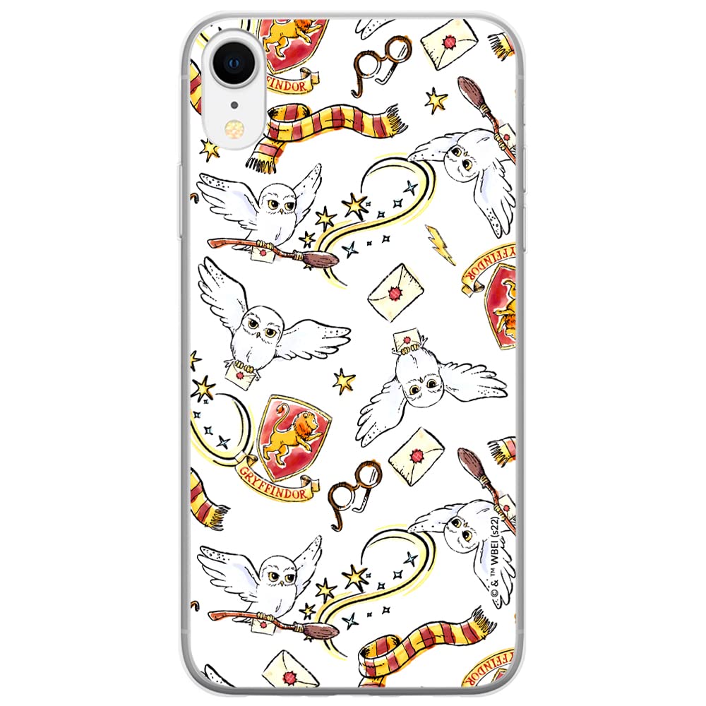 Original Harry Potter TPU Case for iPhone XR, Liquid Silicone Cover, Flexible and Slim, Protective for Screen, Shockproof and Anti-Scratch Phone Case