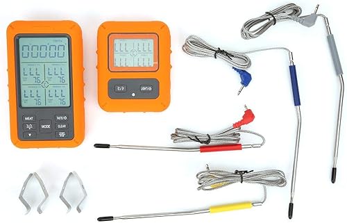 Termómetro digital para carne TS-TP40 con pantalla LCD grande, termómetro de cocina para cocina, horno de barbacoa con sonda de temperatura