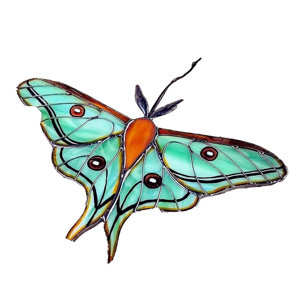 CTRLZS Stained Butterfly Sun Catcher Stain Glass Window Hanging Hanging Butterflies Sun Catcher for Car Butterfly Decorations B