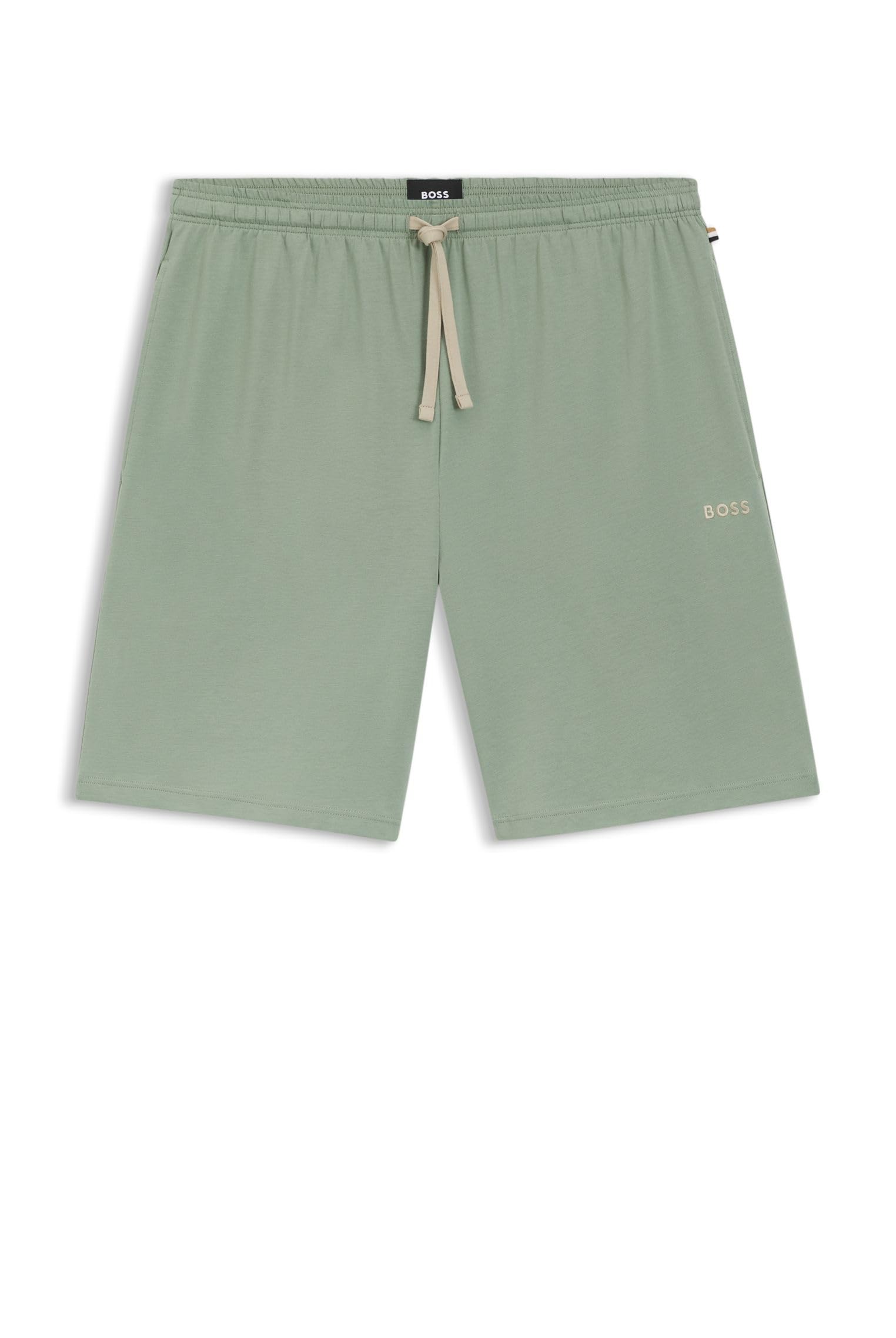 BOSS Mens Mix&Match Short CW Stretch-Cotton Shorts with Embroidered Logo