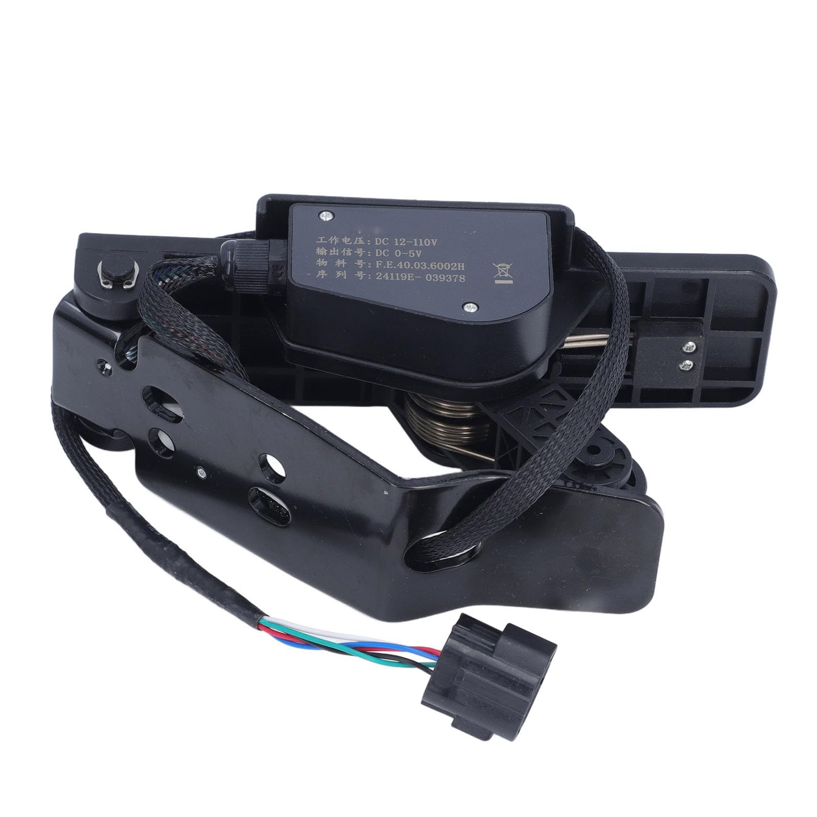 Domary Pedale Acceleratore Universale per Carrello Elevatore DC0-5V Uscita Hall Tipo Pedale Acceleratore Elettronico DC12-110V con Controllo Sensibile e Risposta Rapida per la Dir