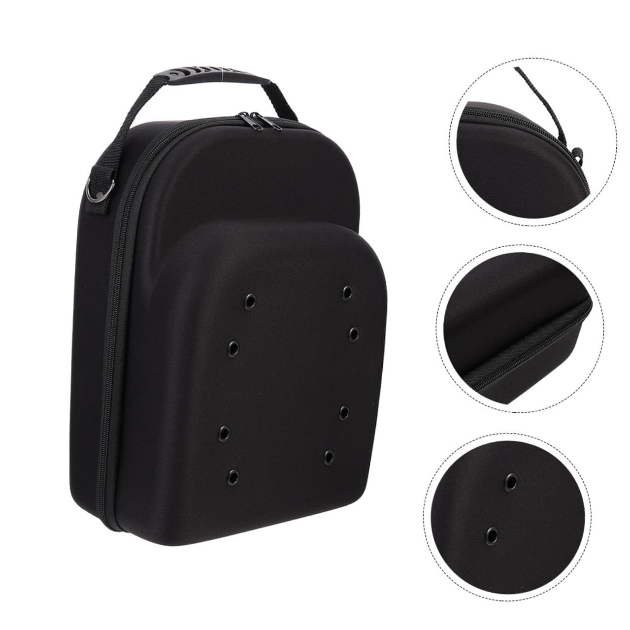 TOPBATHY Estuche Portátil para Almacenar y Transportar Sombreros en Viajes de Eva para Gorras de Béisbol, Caja Organizadora Negra Diseño Compacto y Duradero