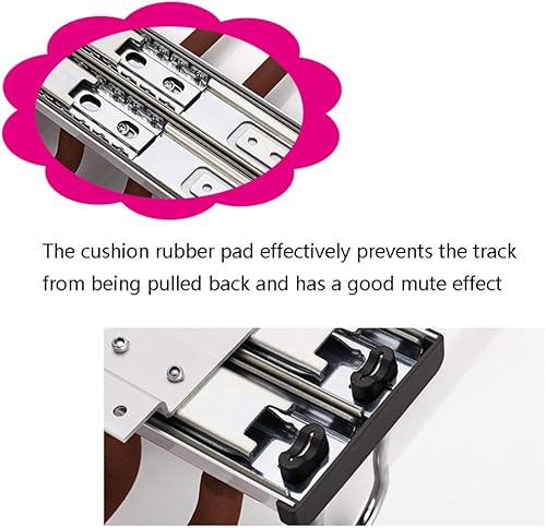 Miniatura 4 de Organiza tu armario con un estante para pantalones extraíble de montaje lateral fácil de extender y un riel deslizante de almacenamiento de
