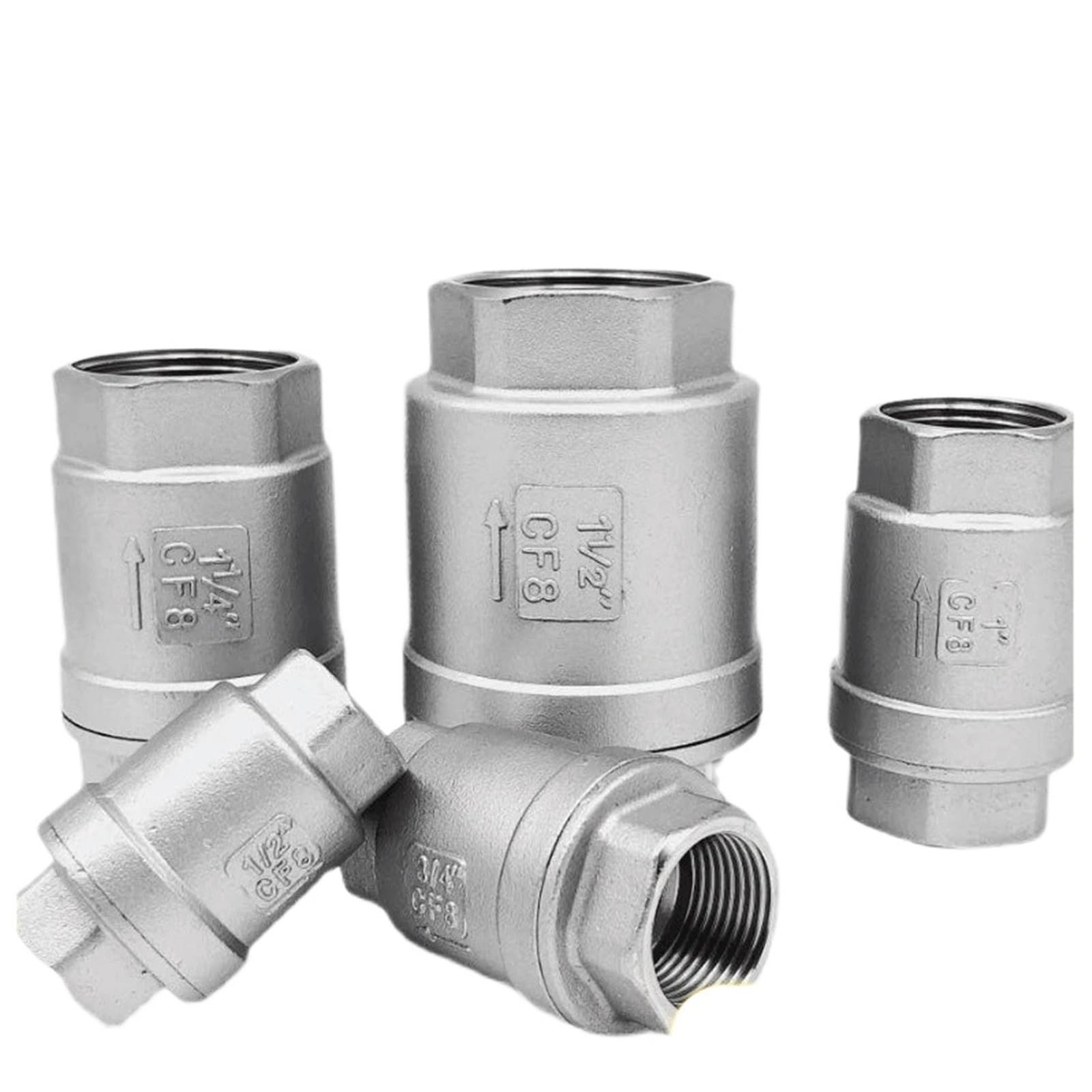 Clapet anti-retour vertical inox 1/4 pour sécuriser l'eau de votre puits ou maison