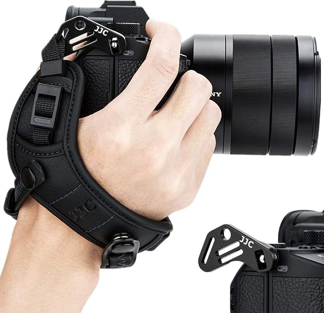 JJC Mirrorless Camera Hand Strap Wrist Strap Fits for Nikon Z7 Z7 II Z6 Z6 II Sony A1 A7C A7III A7II A7RIII A7RII A7SII A7SIII A6500 A6400 A6300 A6000 Fuji X-E4 X-S10 X-T3 X-T2 Can. EOS R5 R6