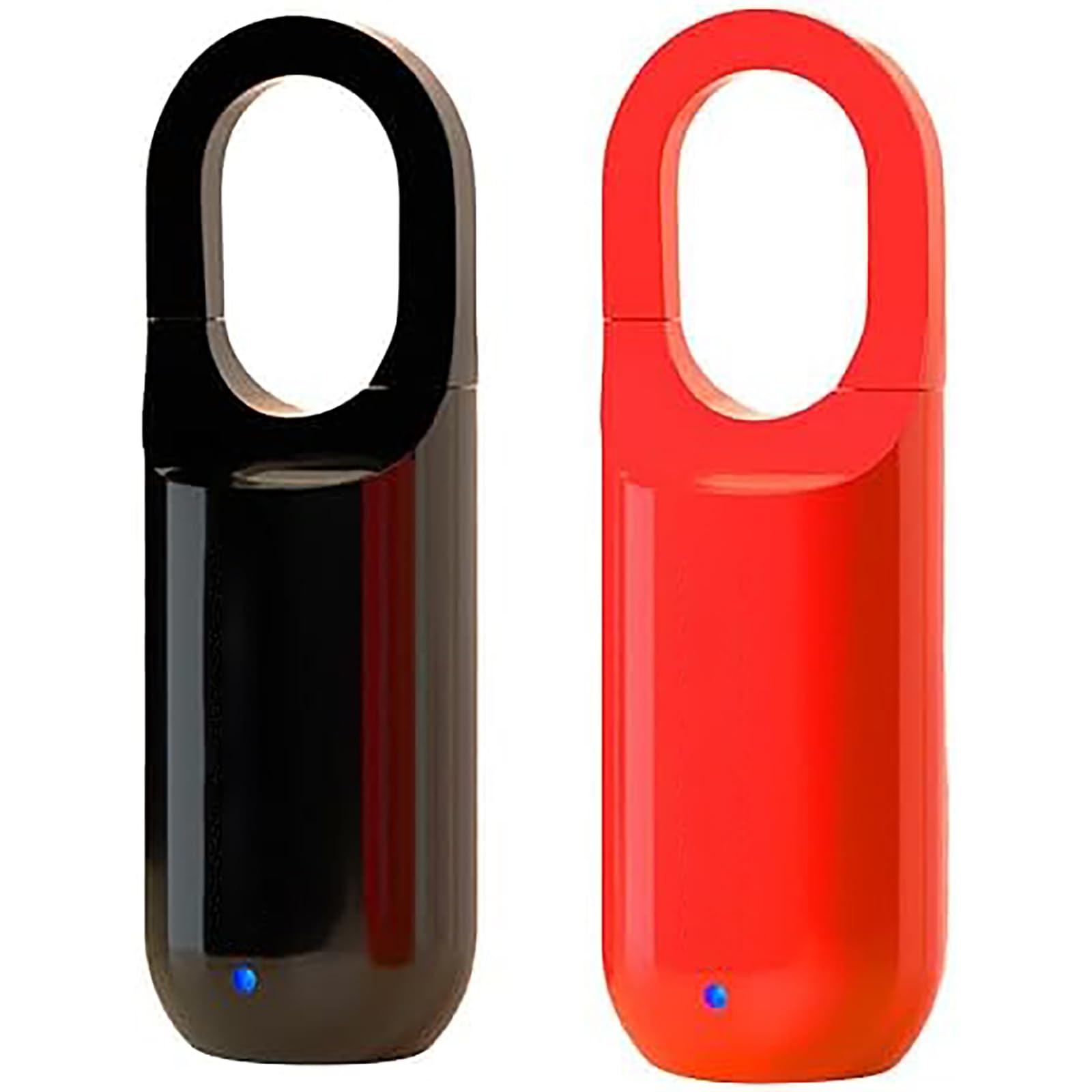 Candado Inteligente con Huella Dactilar: Cerradura Biométrica Sin Llave con Carga USB para Taquillas De Gimnasio De Alta Seguridad, Cobertizos, Trasteros, Equipaje Y Maletas. Black+Red