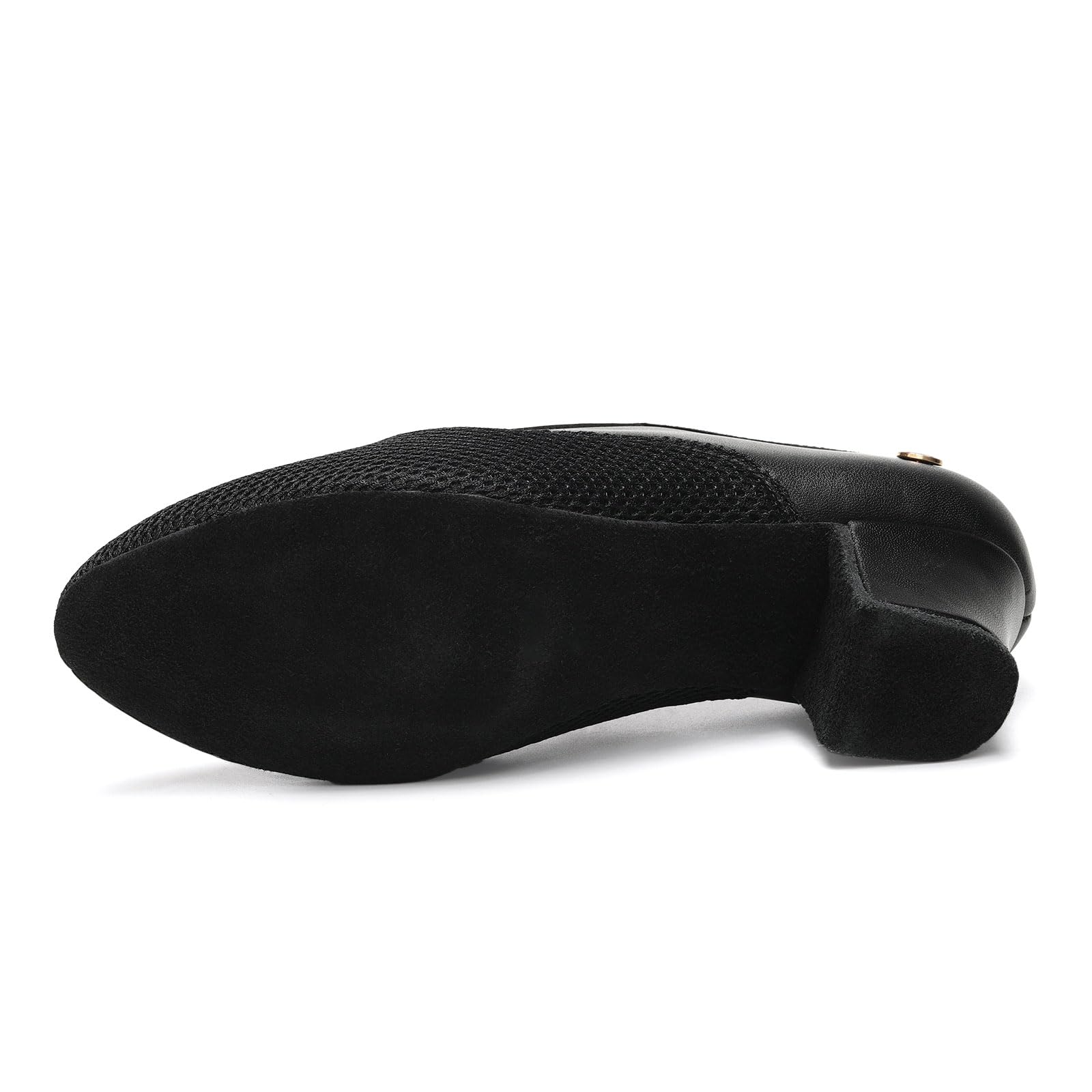Mujer Zapatos de Práctica de Baile Latino Cerrado Zapatos de Danza de Salon Salsa con Cordones