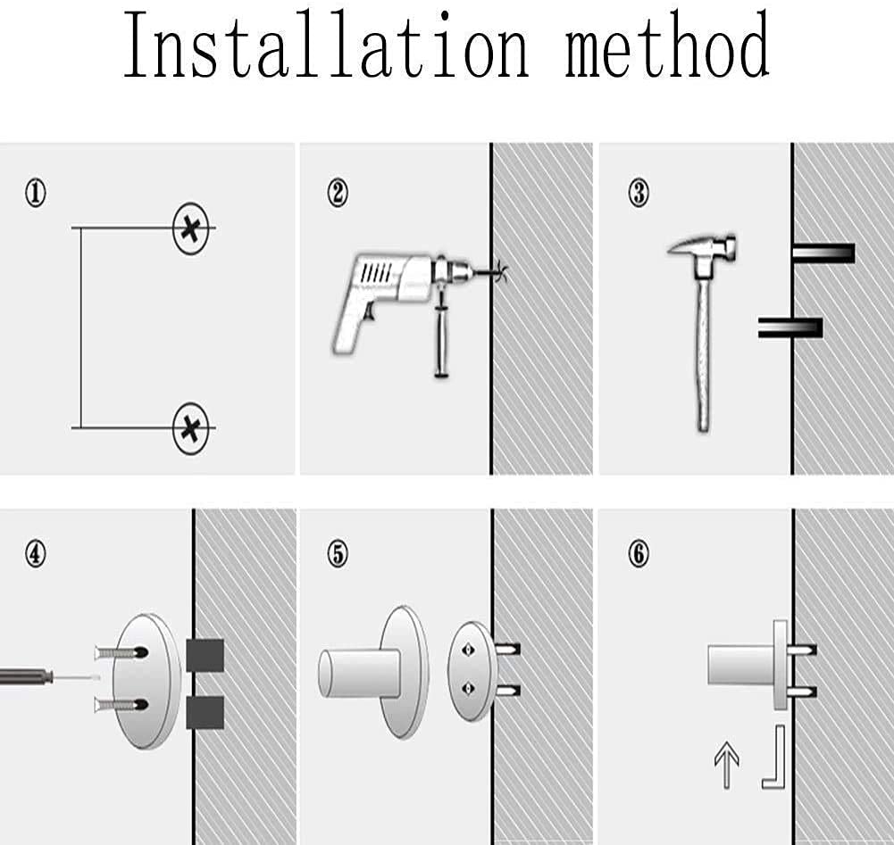 Barra de apoyo de seguridad, barra de apoyo para baño, ducha, manija de seguridad para baño, bañera, inodoro, pasamanos de escalera, agarre antideslizante, prevención para personas mayores/48 cm ( )