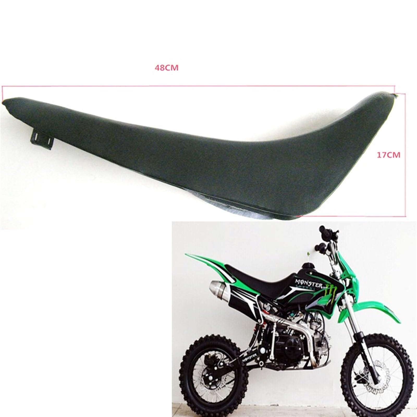 Kit carene di copertura in plastica for parafanghi sedili Racer for serbatoi carburante, for APOLLO, for ORION 70CC 110CC 125CC 150CC DIRT BIKE Atomik Kit parafanghi moto(Seat)